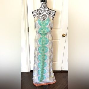 Silk maxi dress